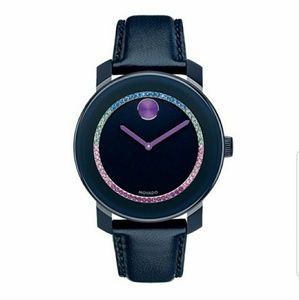 Ladies' Movado Bold. Rainbow Crystal Watch